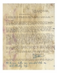 Very Personal Letter Signed by Malcolm X, With Additional Autograph Note, to His Wife Betty Just After They Married -- ''...I was very happy to hear that you are going to be a Mother...''